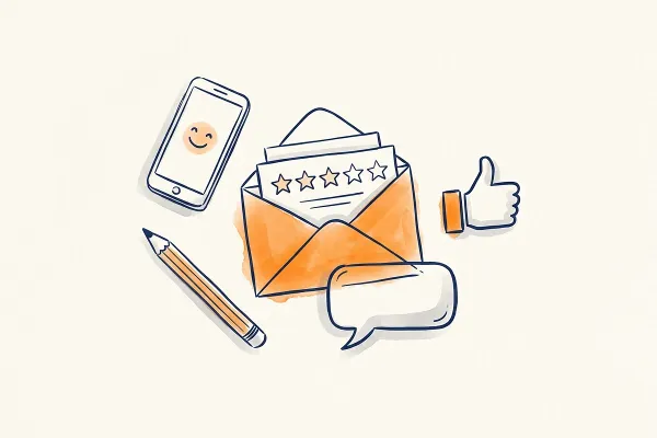 Demande d'avis client par mail : 12 modèles qui font répondre