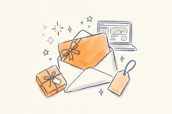 Emailing carte cadeau : vendre plus de cartes à Noël