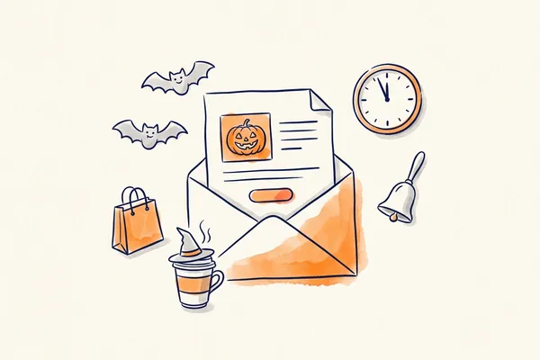 Idées de newsletter d'Halloween : 15 idées par secteur