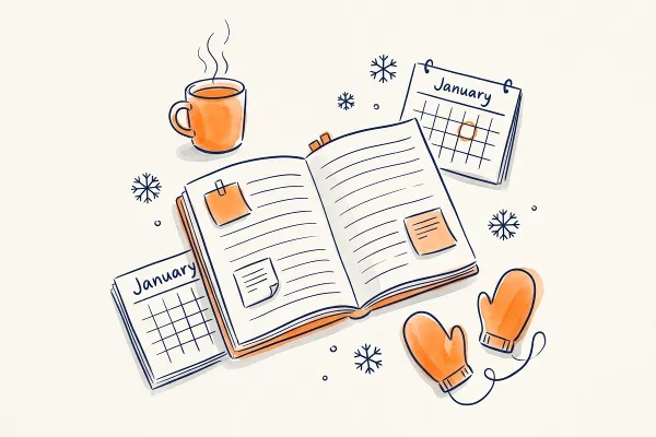 Idées newsletter janvier : 25 sujets avec exemples d'objets