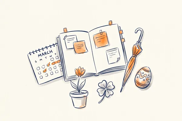 Idées newsletter mars : 25 thèmes de printemps et objets