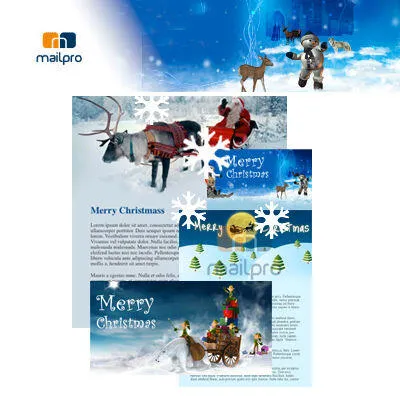 125 modèles de newsletter de Noël gratuits