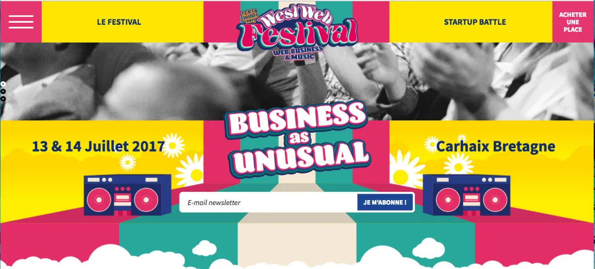 Event juillet 2017: West Web Festival