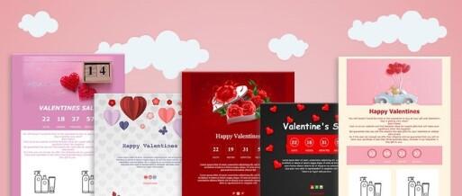 Meilleures Idées de Newsletter de Saint-Valentin pour votre Campagne E-mail