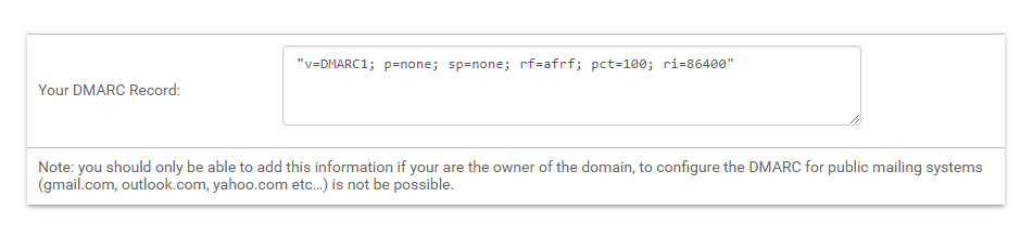 Configurer DMARC avec MAilpro
