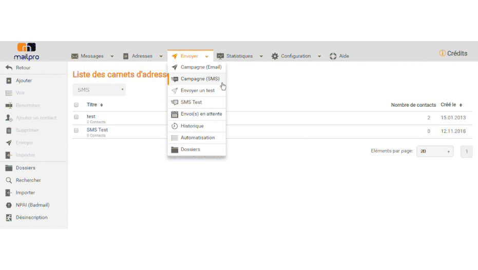 Programmer des SMS à l’avance