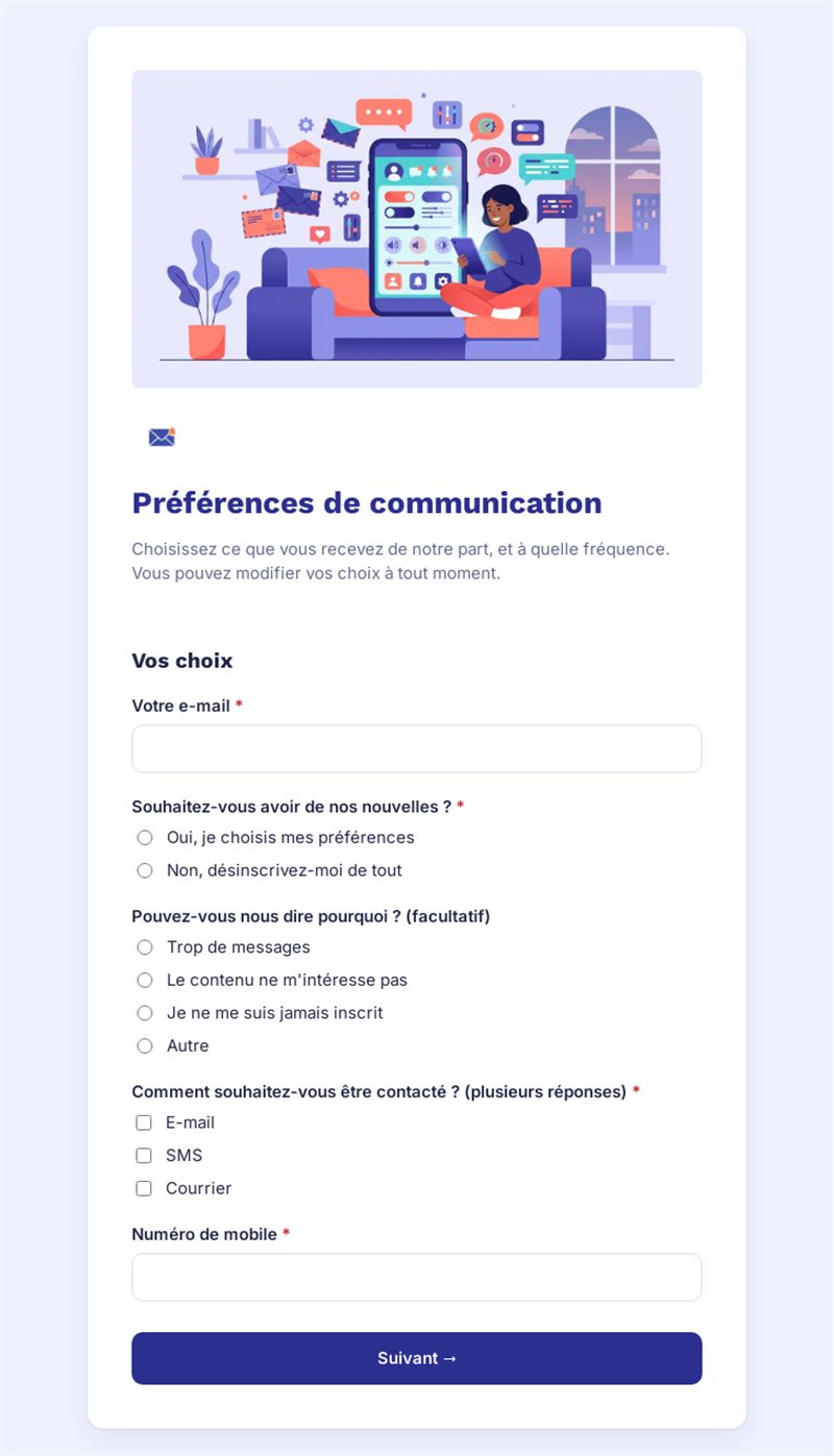 Préférences de communication