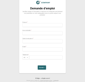 Demande d'emploi