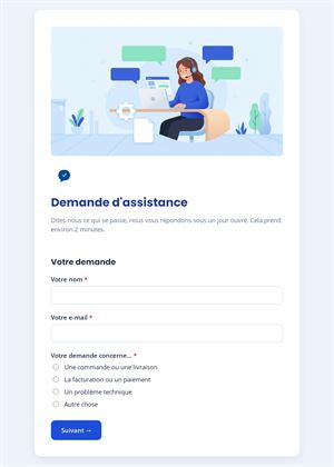 Demande d'assistance