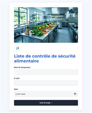 Checklist sécurité alimentaire