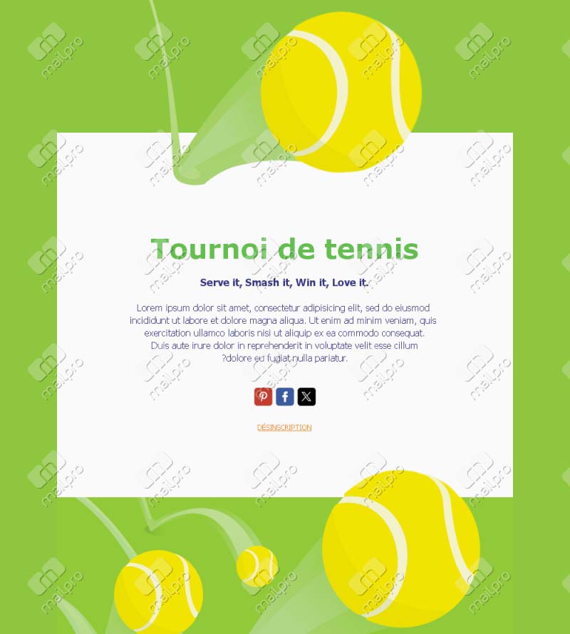 Résultats et tournois