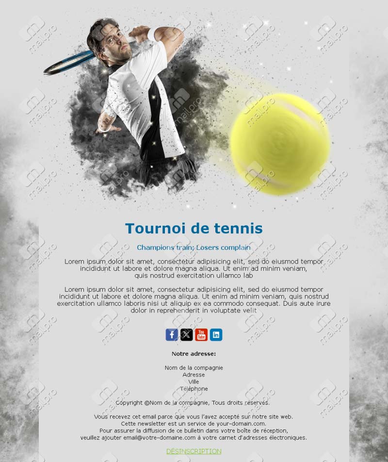 Tournois et événements tennis