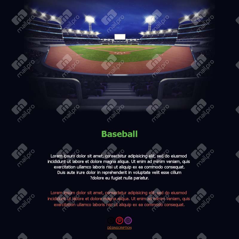 Actualités baseball