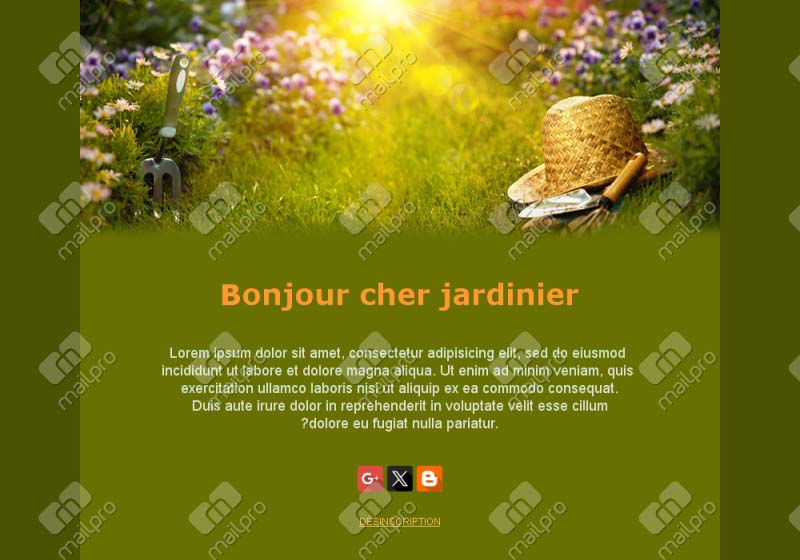 Garden Lovers Templates