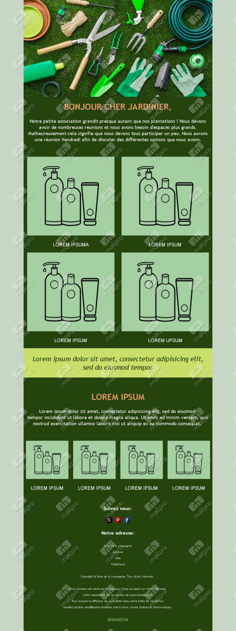 Lush Garden Templates