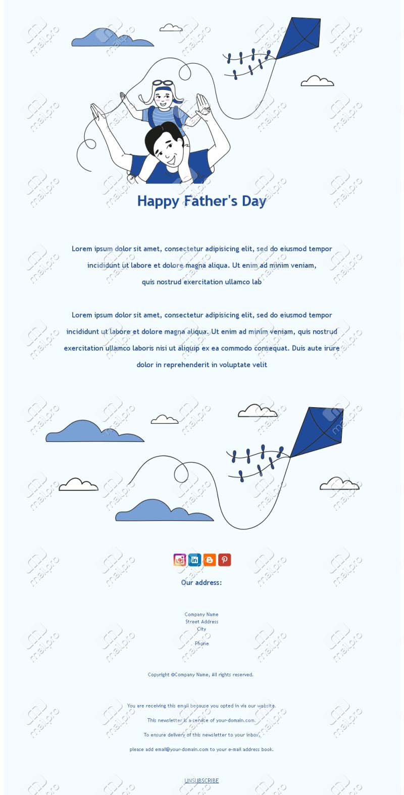 Fête des Pères Moderne