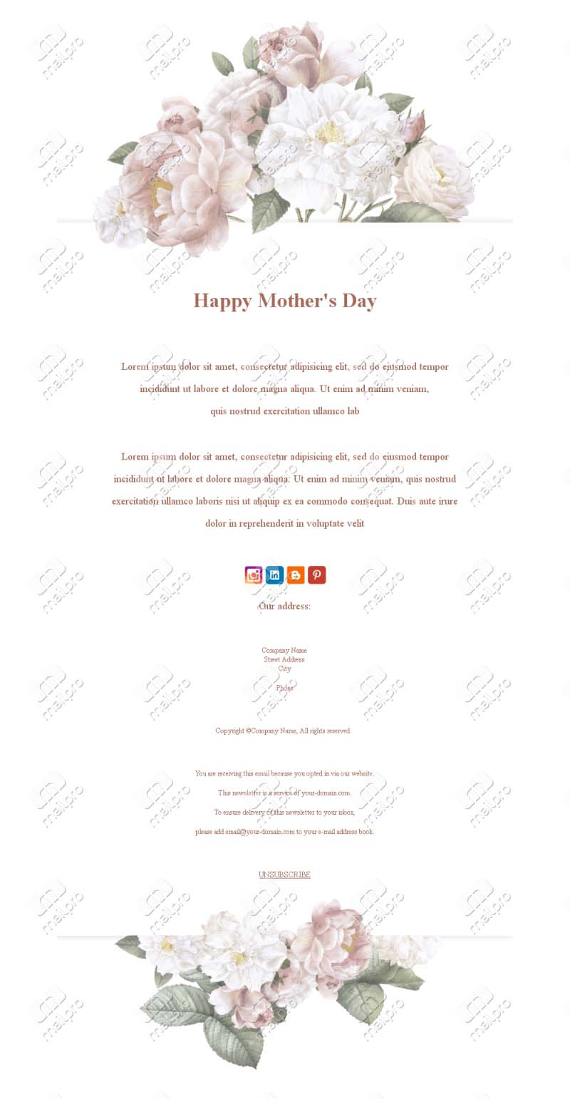 Vœux Fête des Mères