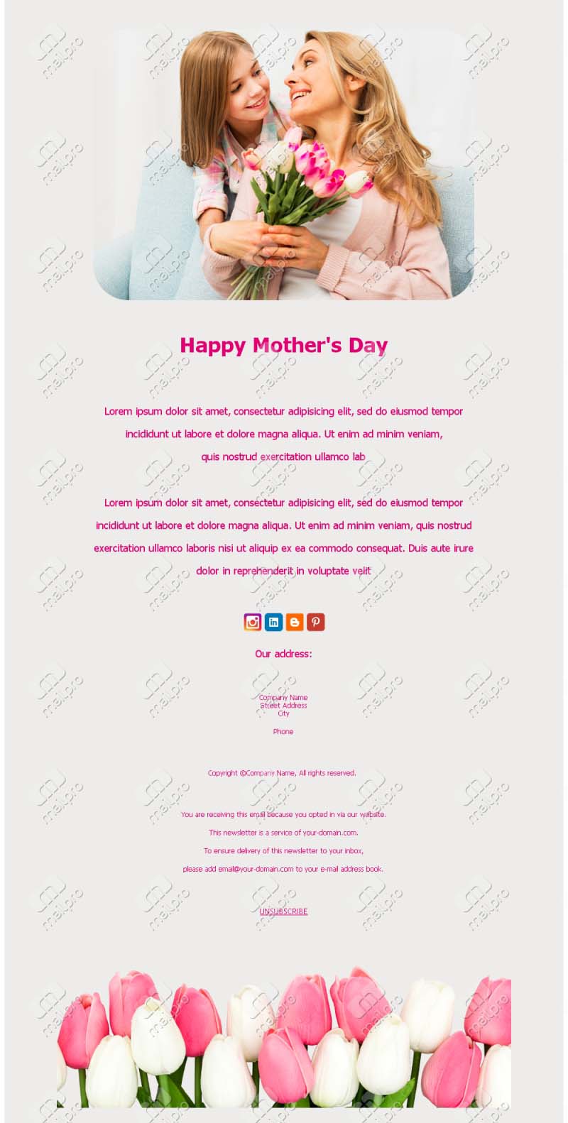 Carte Fête des Mères