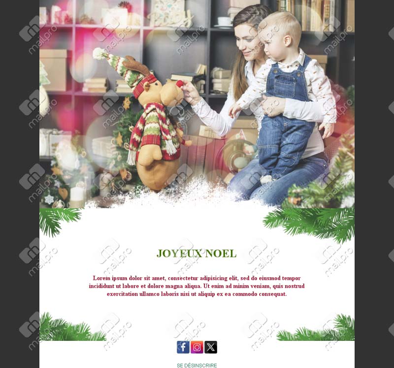 Campagnes de Noël prêtes
