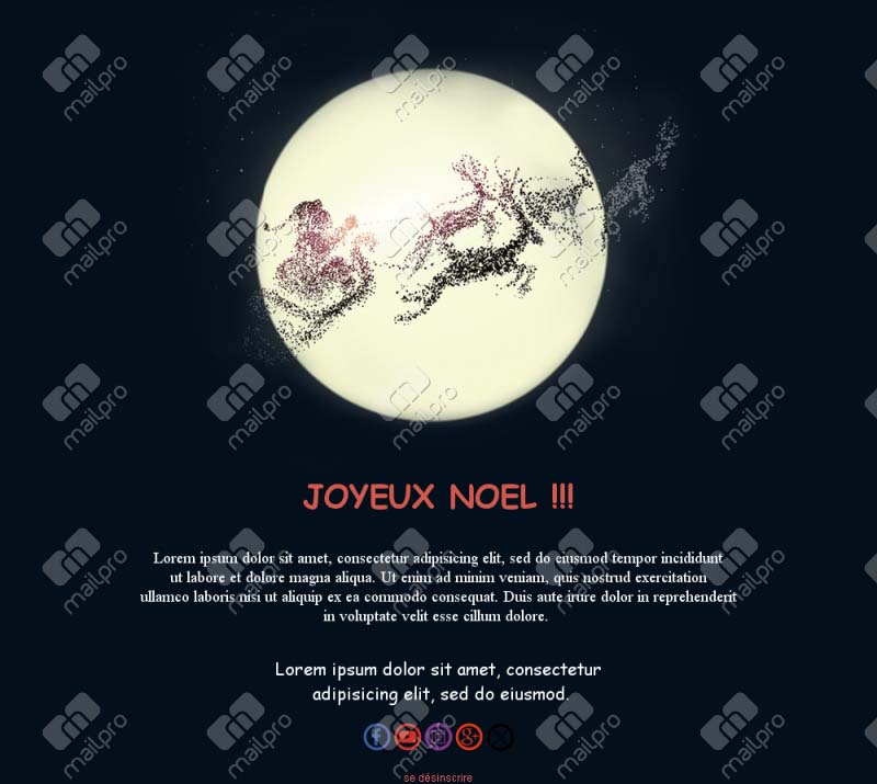 Idées emails Noël