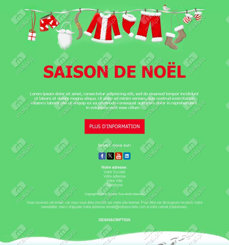 Emails Noël pour Tous