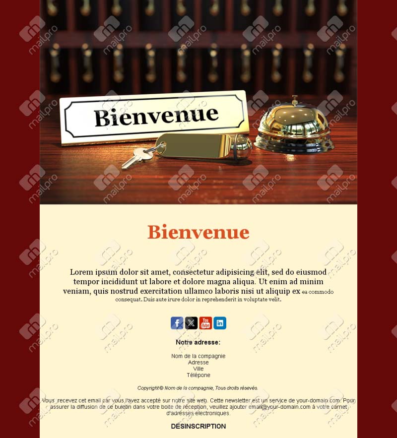 Templates Email Bienvenue Série