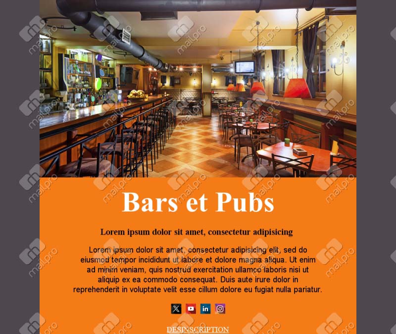 Cartes Boissons en Email