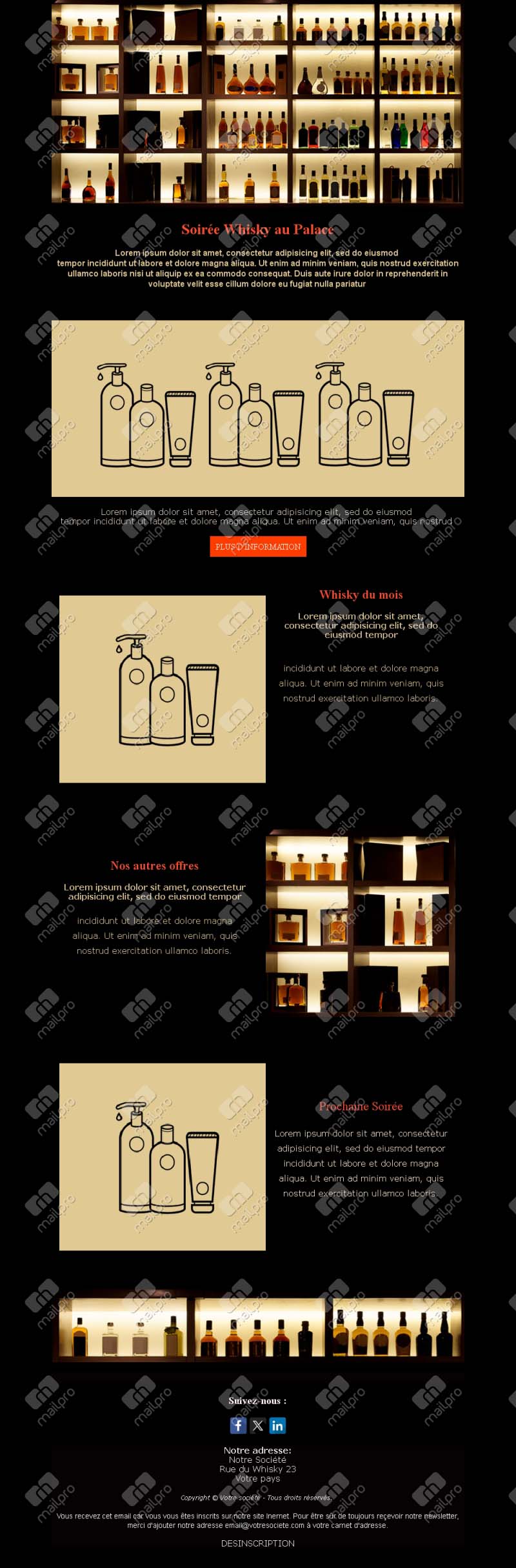 Emails Fêtes & Offres