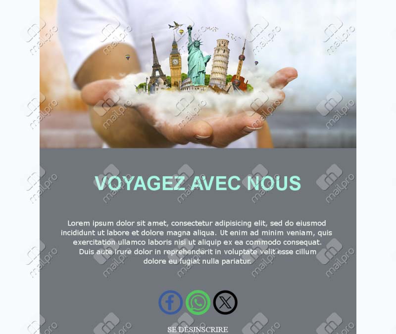 Template Email Fitness Progress