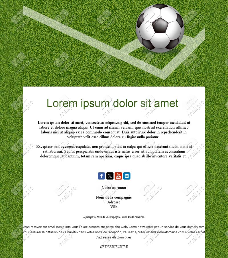 Email Football Info France