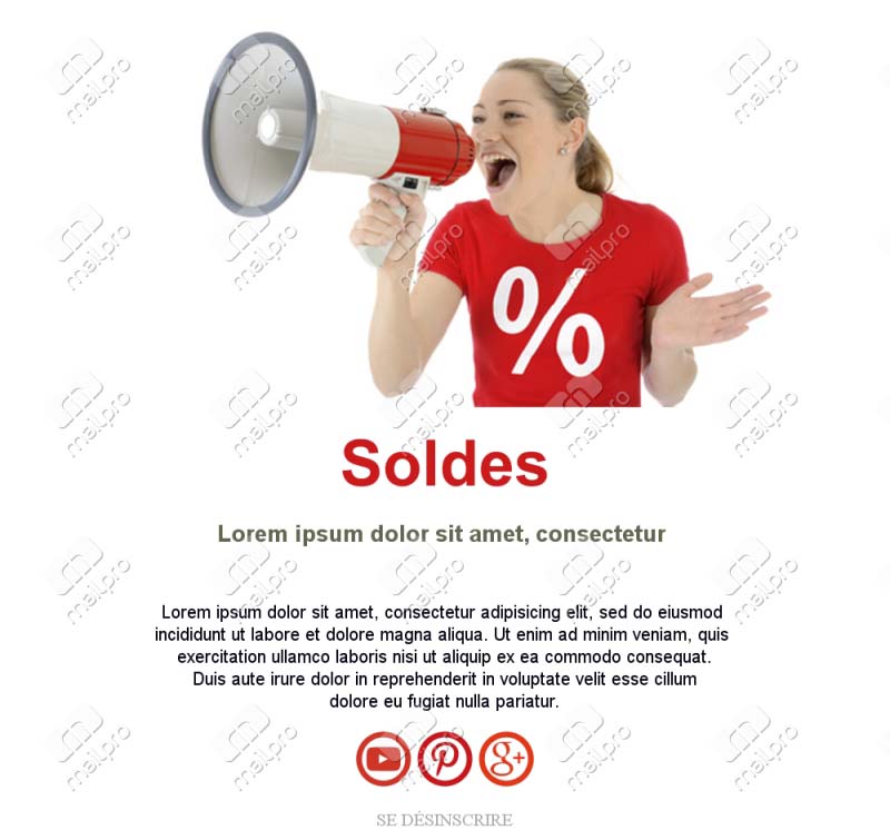 Email Vente Promotion France