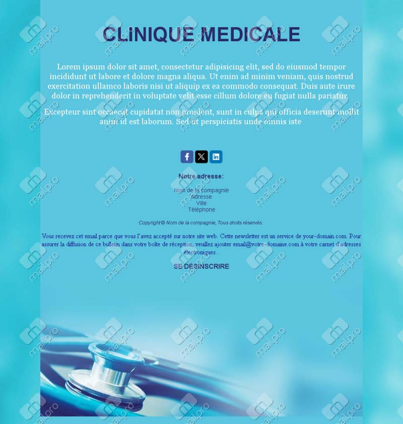 Email Clinique Bien-être France