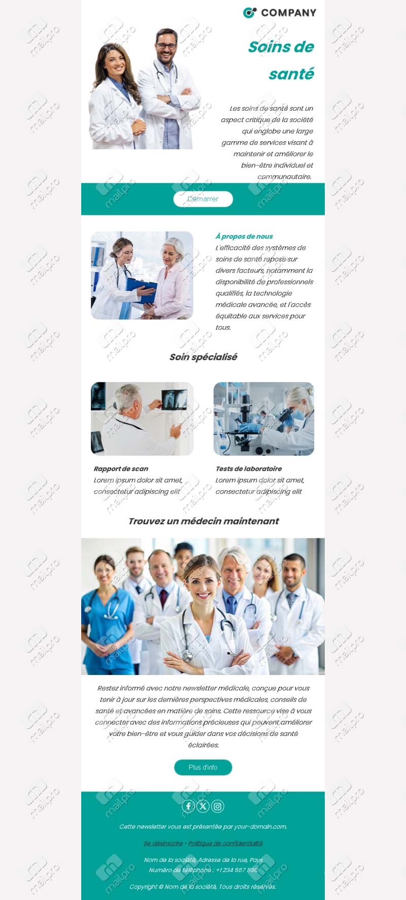 Soin Médical Transparent