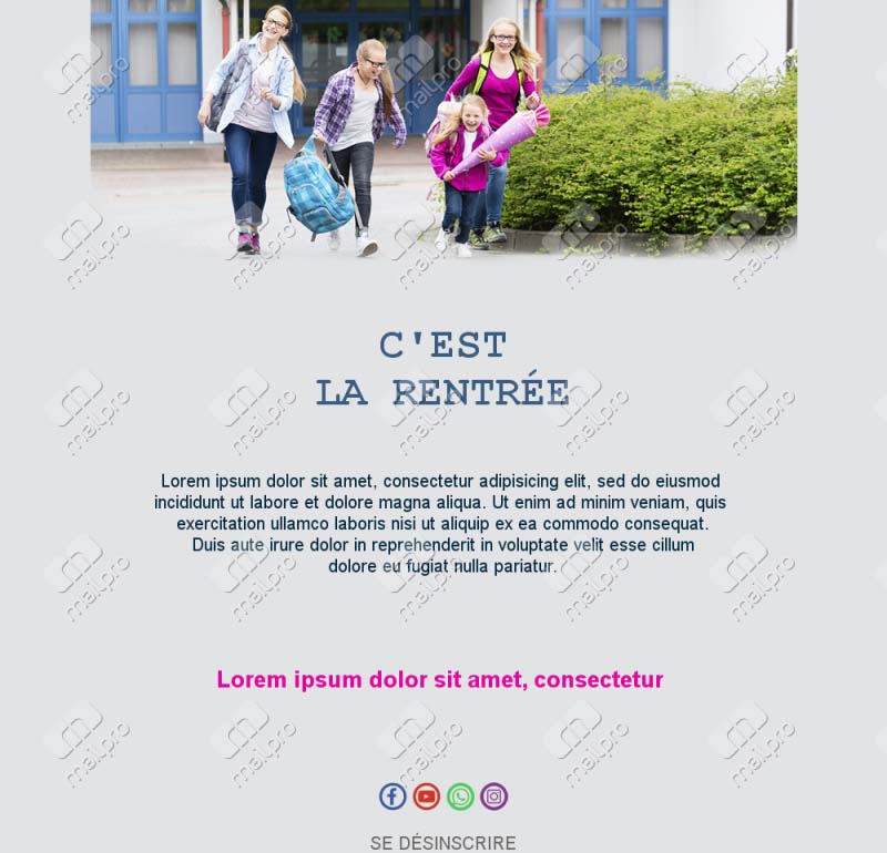 Modèle Email Réussites Étudiantes	