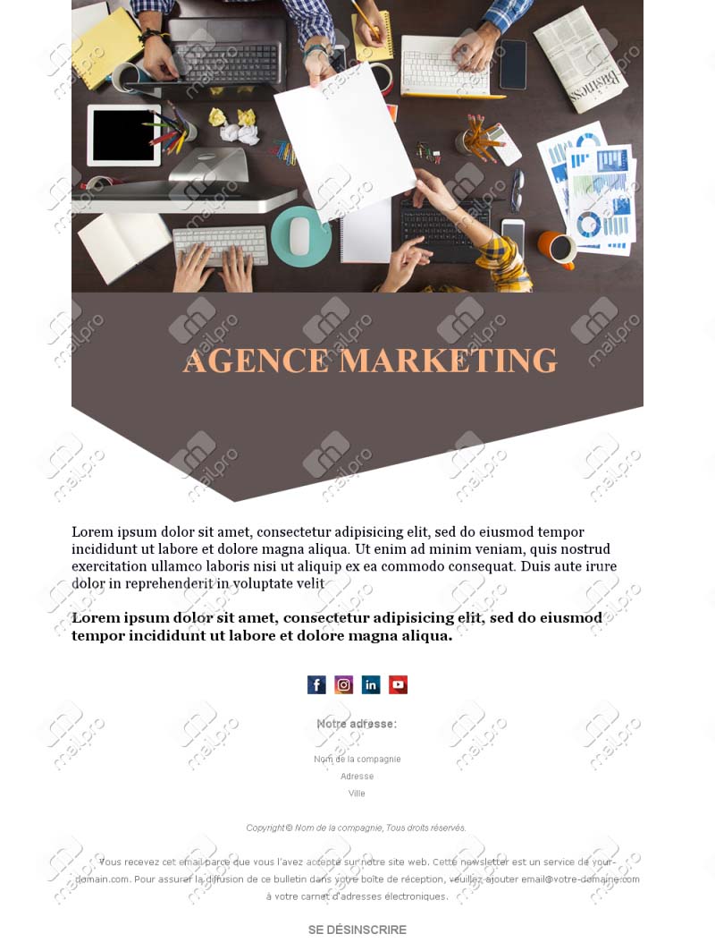 Email Agence Créative France