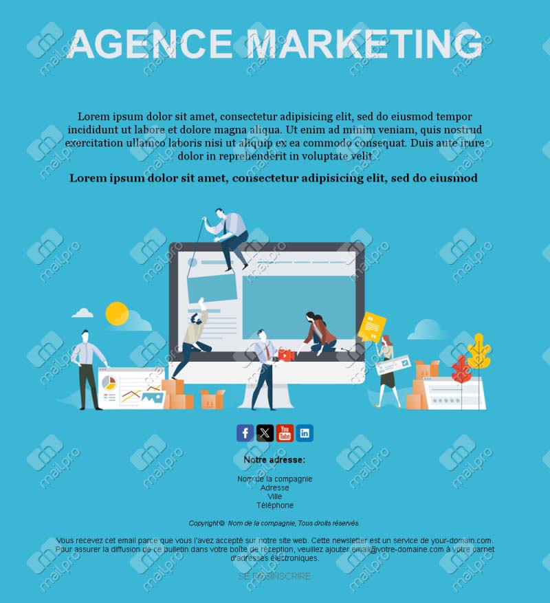 Email Agence Digitale France