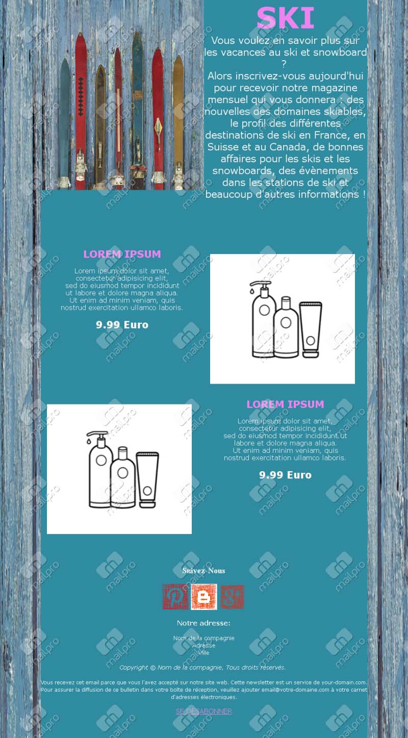 Promotions Ski et Snowboard