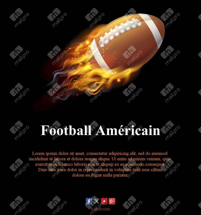 Modèle Football Américain