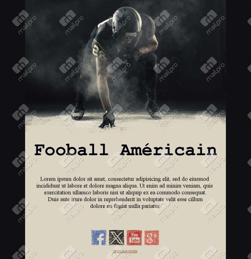 Newsletter Football US