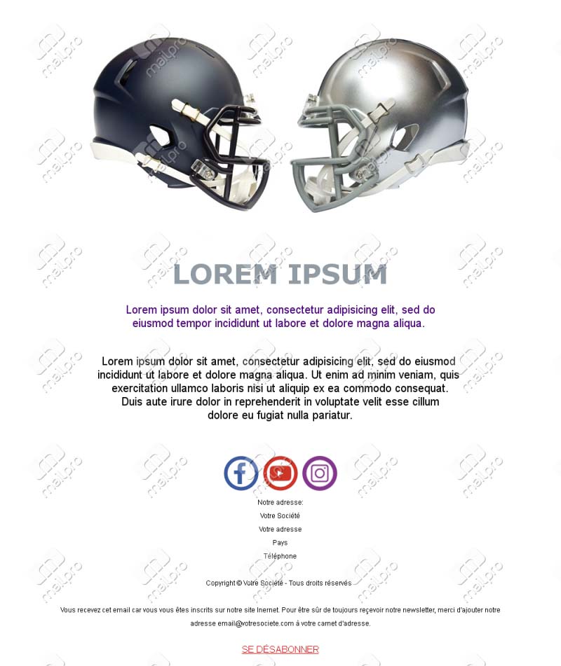 Campagne Football Américain