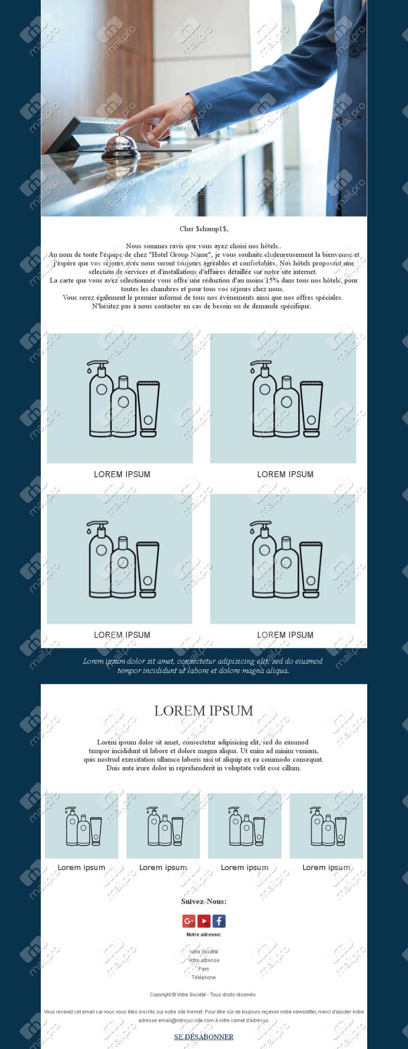 Email Promotion Vacances