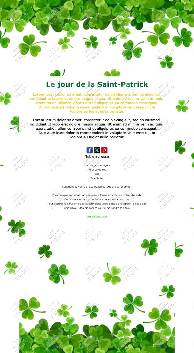 Saint Patrick Emails