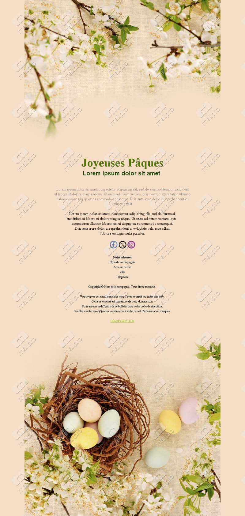 Emails de Pâques