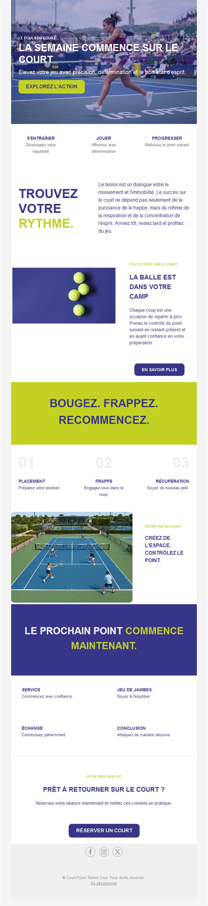 Exciting Tennis Match Templates
