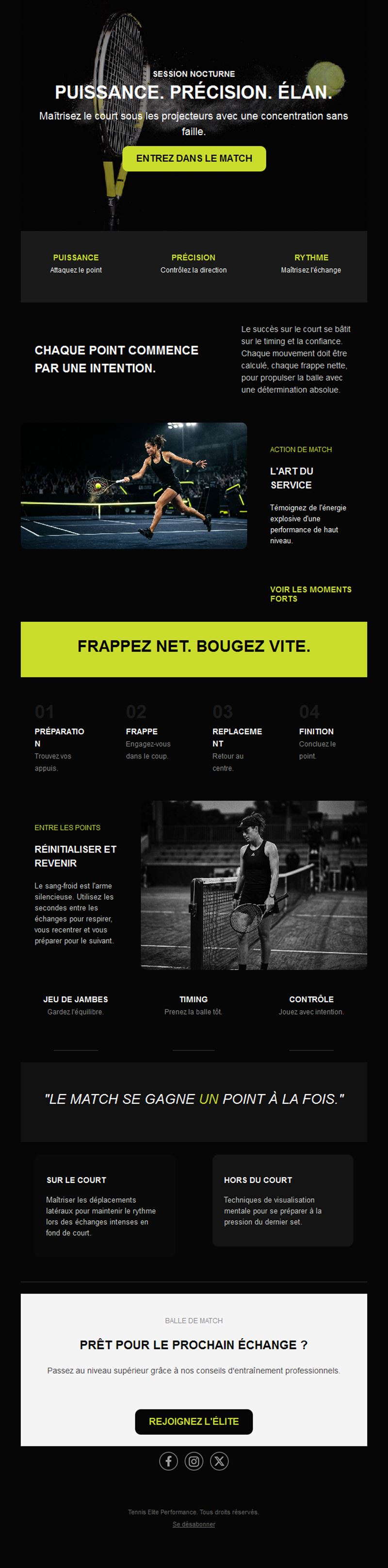 Exciting Tennis Match Templates
