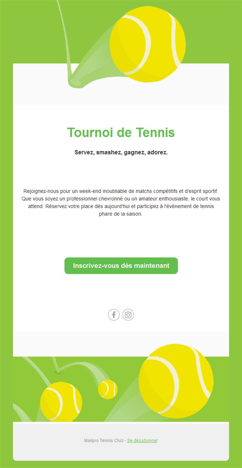 Exciting Tennis Match Templates