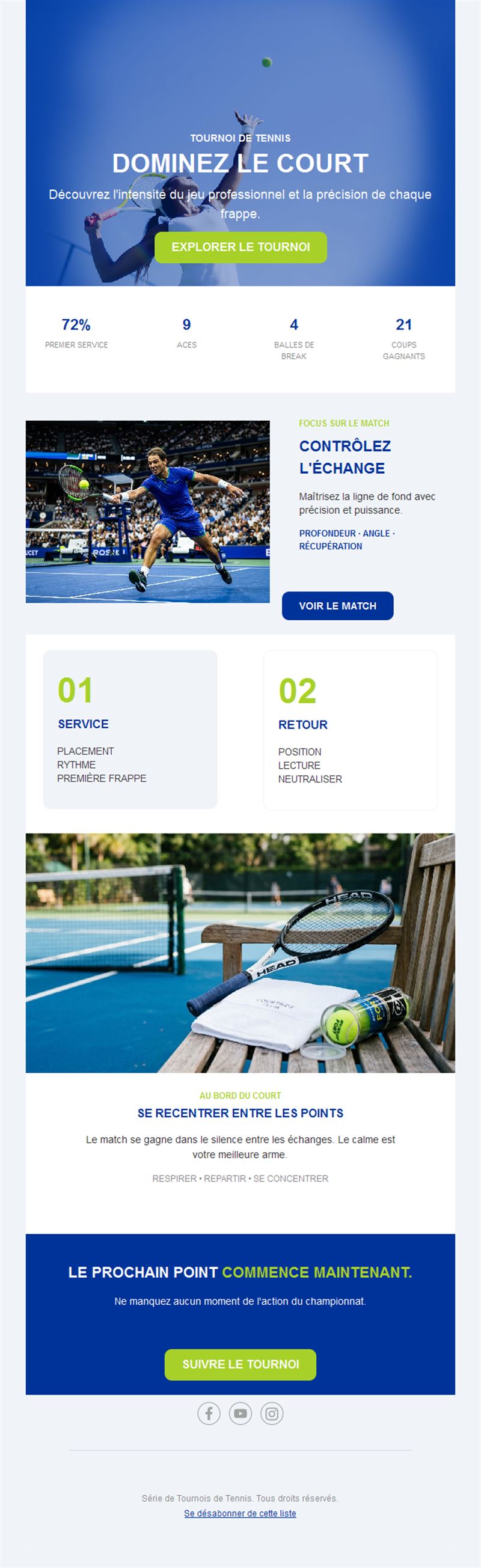 Exciting Tennis Match Templates