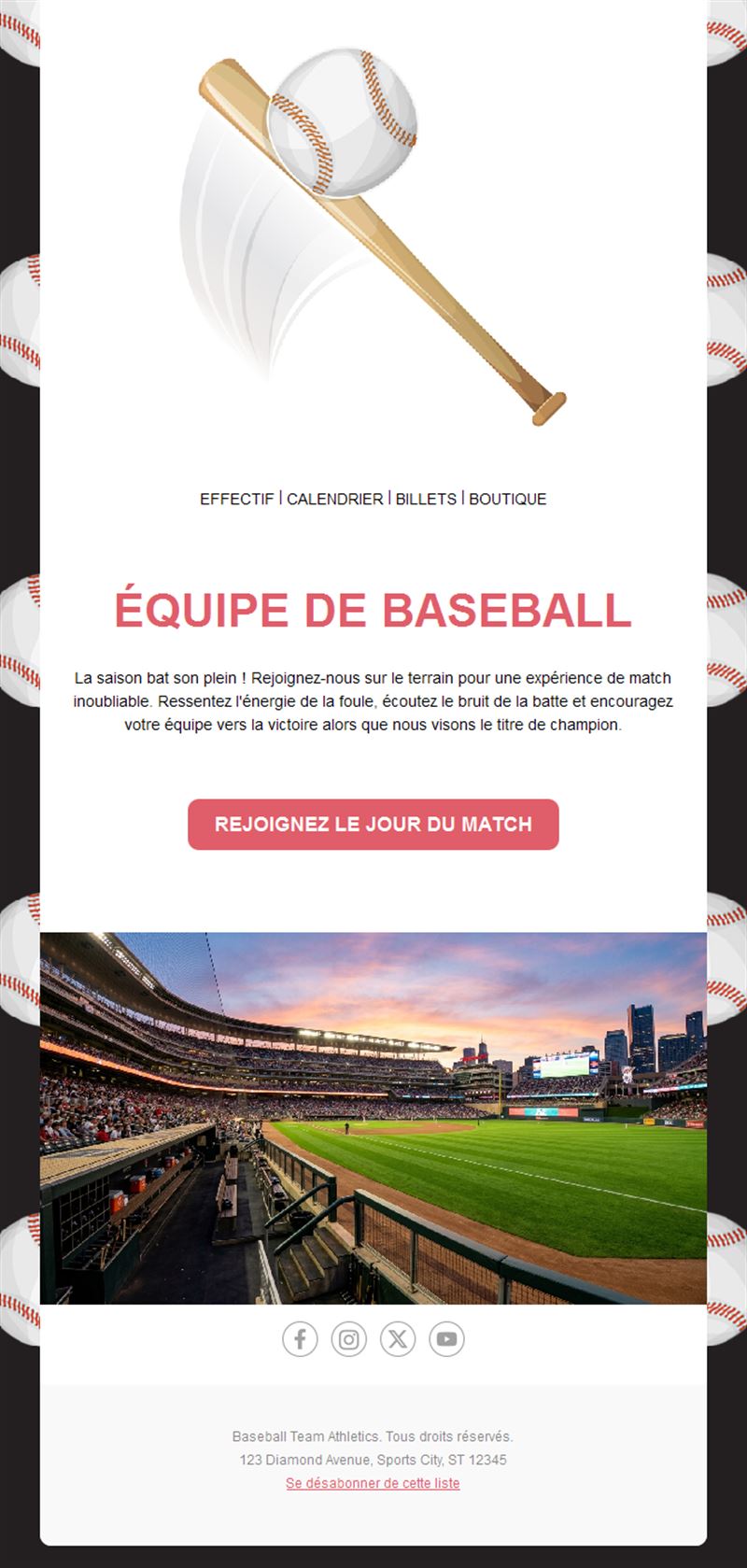 Vibrant Baseball Fan Templates