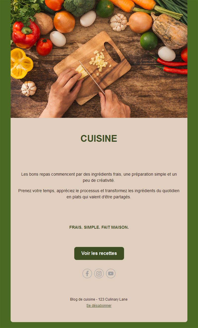 Delicious Cooking Recipe Templates