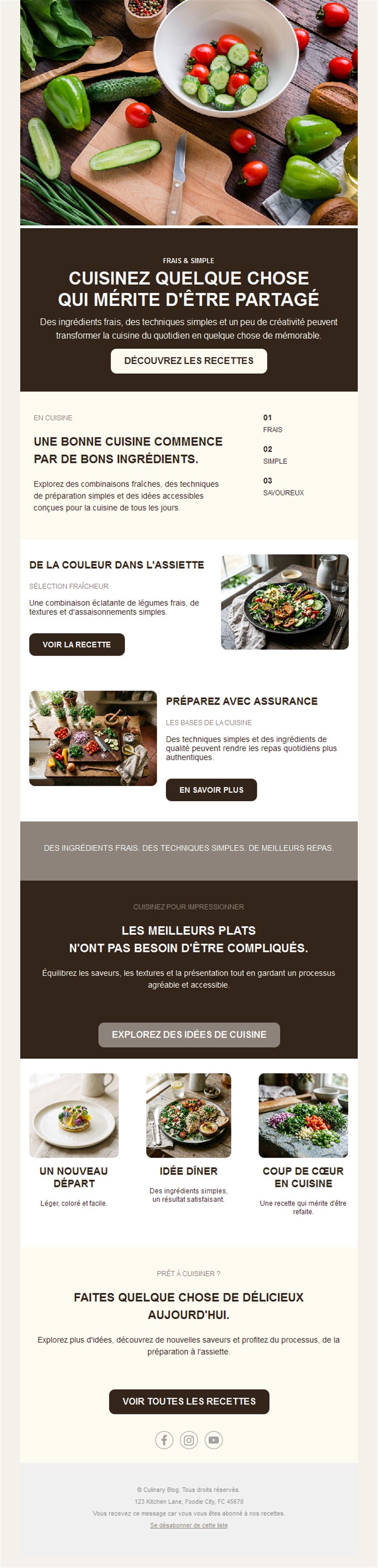 Delicious Cooking Recipe Templates
